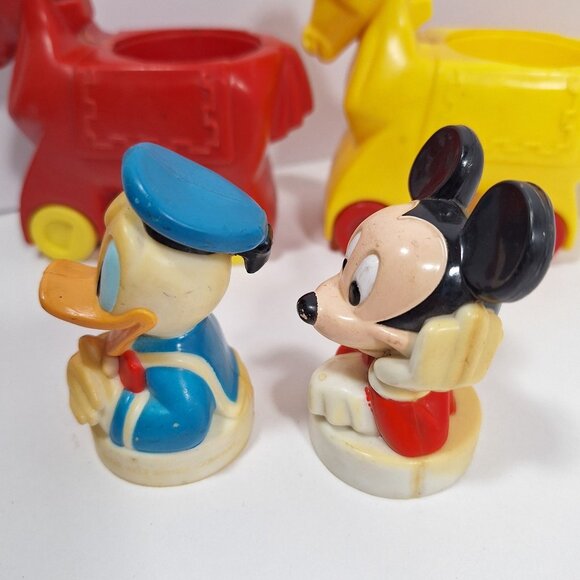 Illco Disney Mickey Donald Rolling Horse For Castle Playset Vintage - Picture 4 of 14
